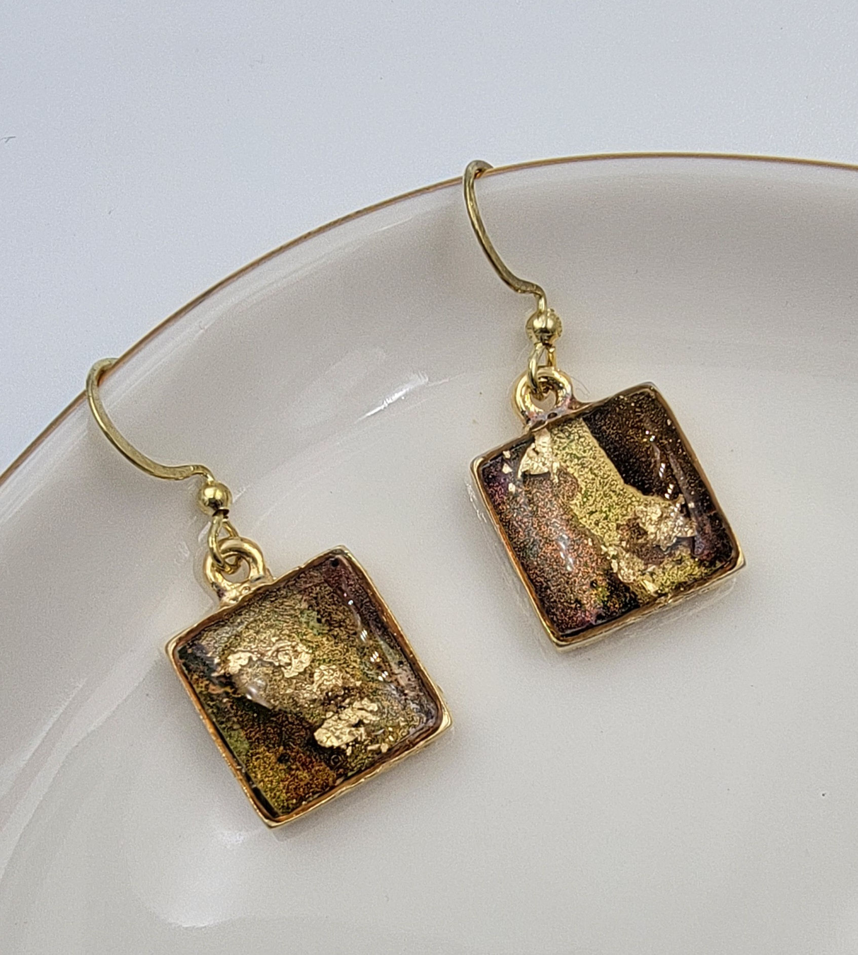 Small Square Earrings