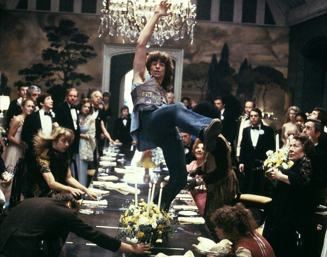 hair dance on table