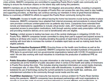 MMAPA Companies COVID-19 Aid Efforts