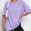 Thumbnail: Streetscape Basic Lavender Oversized T-shirt