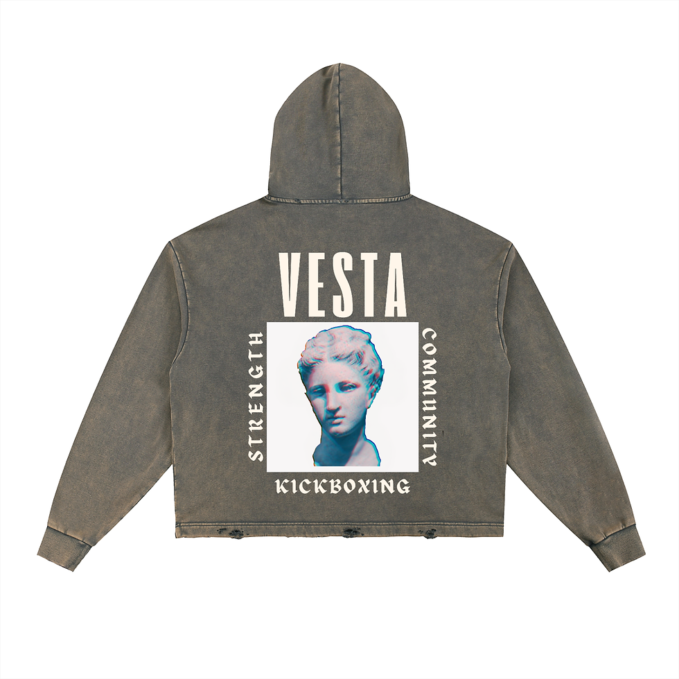 Thumbnail: Denim Vintage Goddess Hoodie