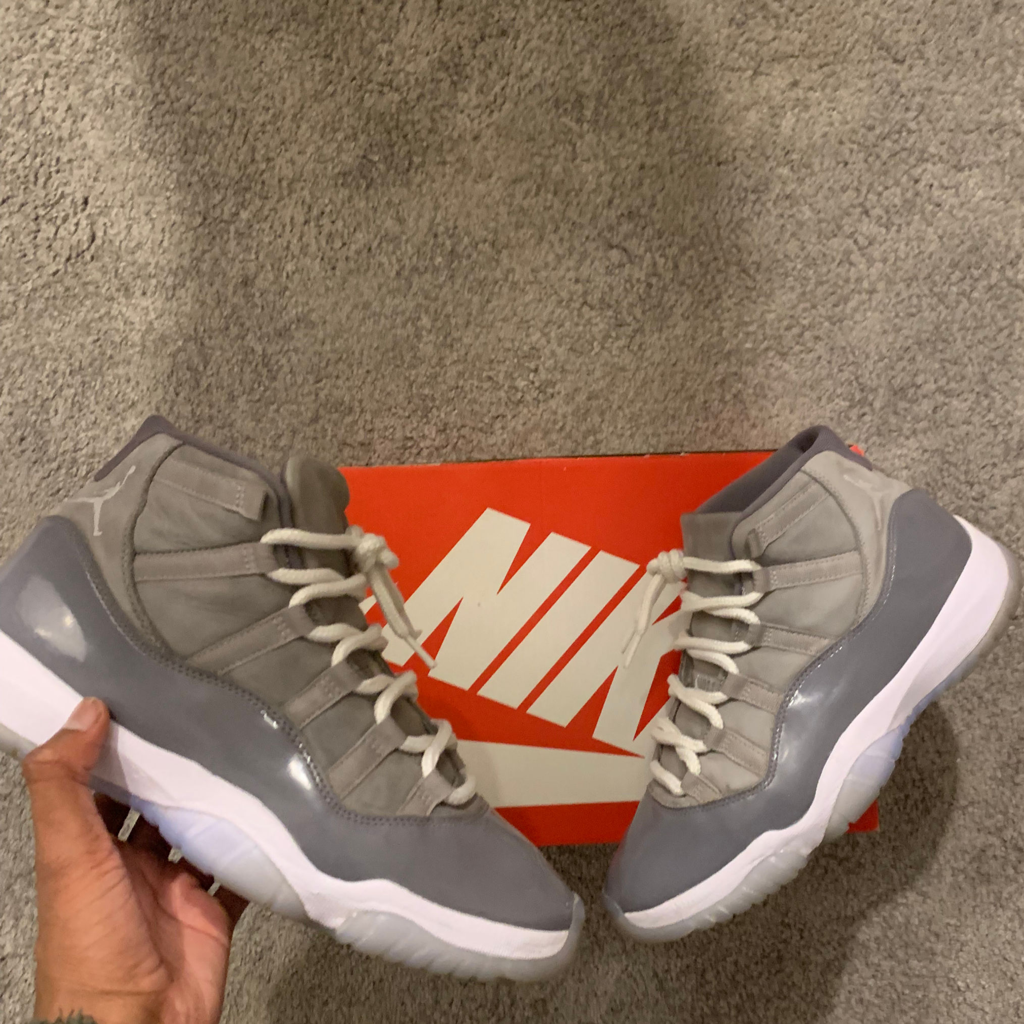 Air Jordan 11 Retro "Cool Grey" Men's US 11