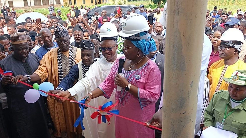 N-HYPPADEC HANDS OVER NEWLY CONSTRUCTED BURUKU RESETTLEMENT HOUSES TO BENUE STATE GOVERNMENT.