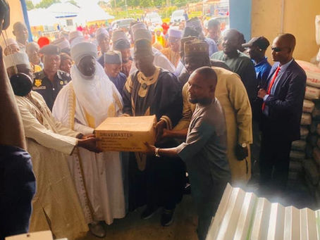 N-HYPPADEC FLAGS OFF DISTRIBUTION OF RELIEF MATERIALS TO VICTIMS OF BANDITRY ATTACKS IN NEW BUSSA.