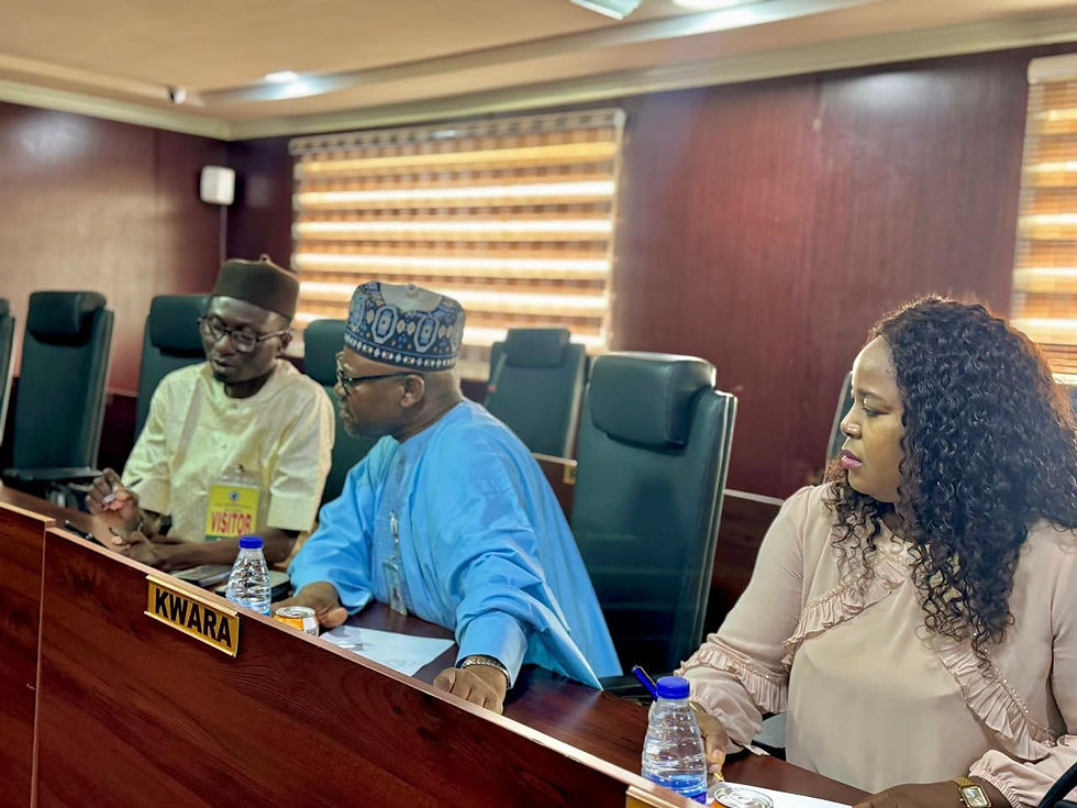 Director of Finance and Administration, N-HYPPADEC, Jimoh Haruna Gabi, alongside Assistant Director Admin, Dr. Murtala Bello Marshal, and Head of Admin, Magdelene Jam Ayu were at the FCC.