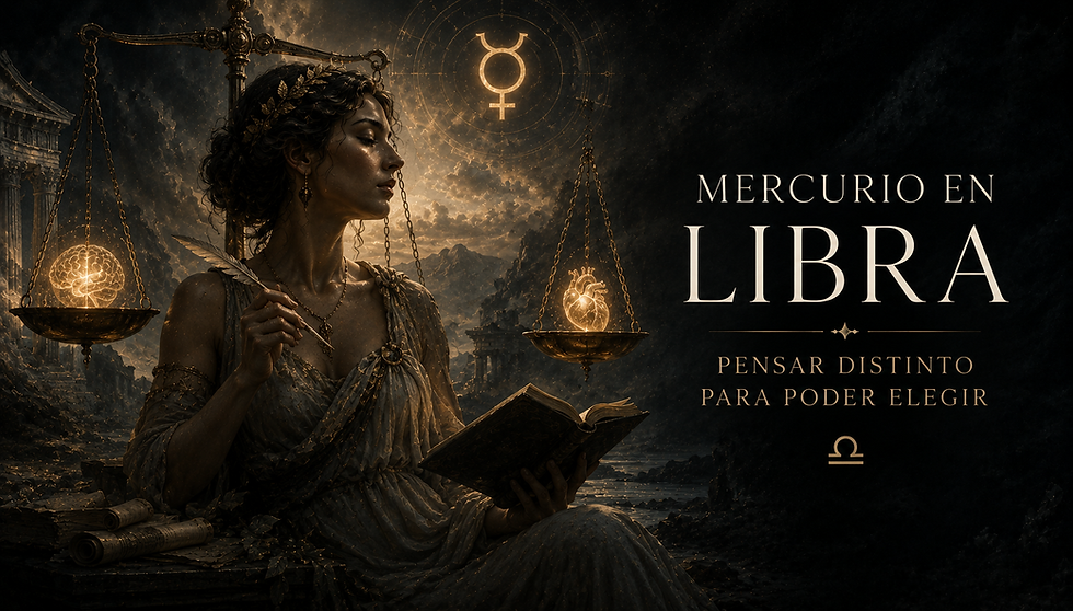 Pensar mejor también implica aprender a dudar de nuestras propias certezas. Mercurio en Libra nos invita a revisar cómo pensamos, hablamos y elegimos.