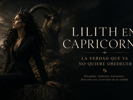 Lilith en Capricornio 2026