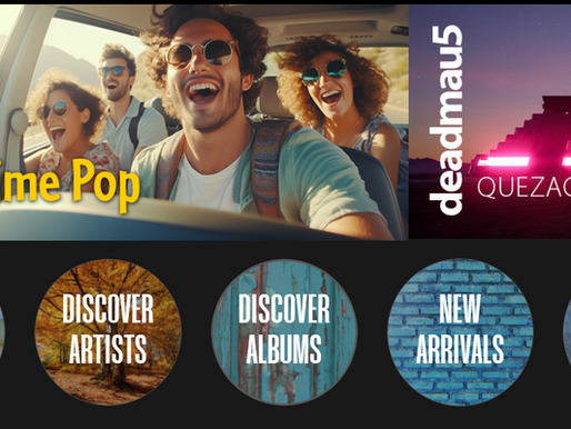 homescreen for freegal music