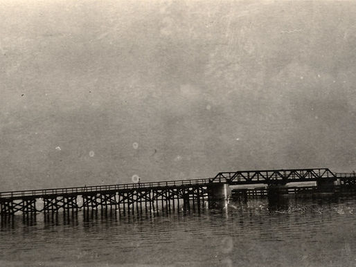 A bridge with a drawbridge in the middle
