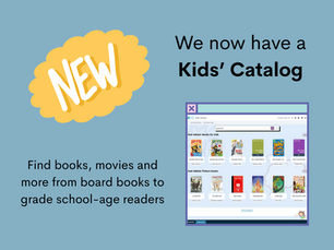 NEW! We now have a Kids' Catalog