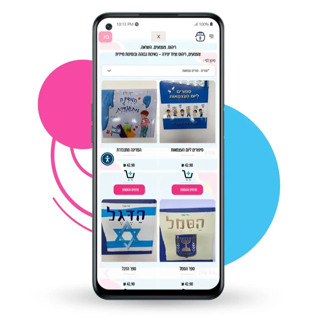 مثال على ظهور الفئات الفرعية داخل فئة رئيسية في الكتالوج.