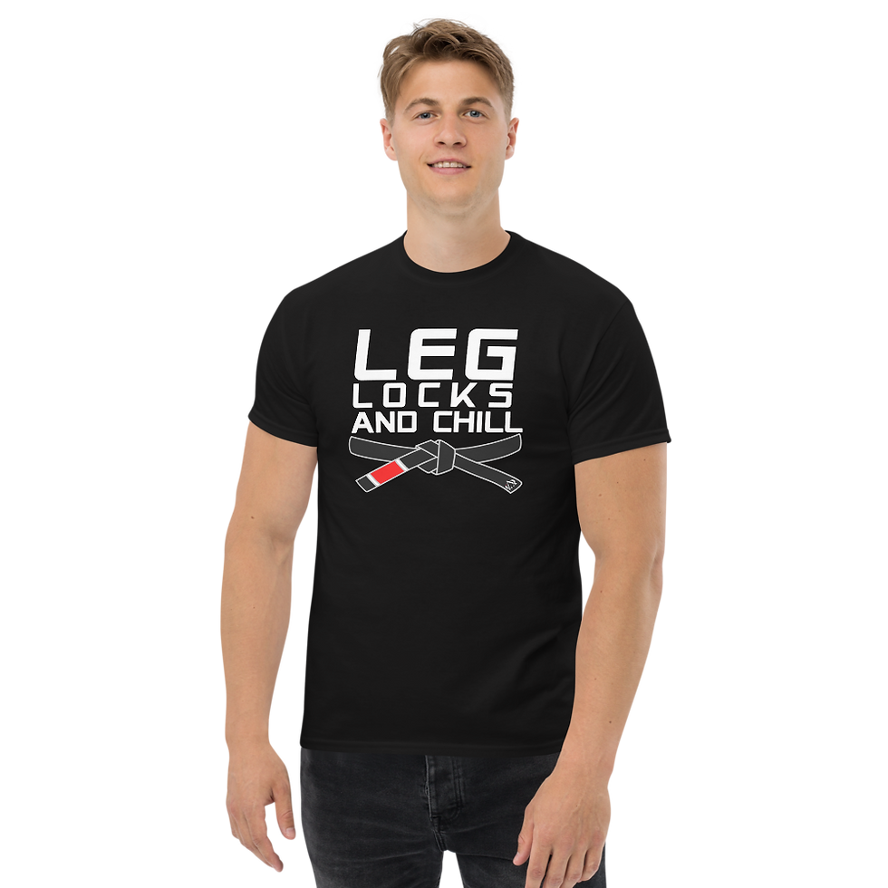 Thumbnail: Leg Locks and Chill Men's heavyweight tee 