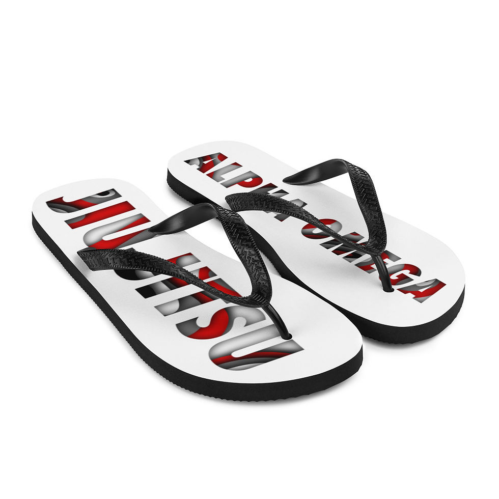 Thumbnail: Alpha Omega Flip-Flops - Papercut Original
