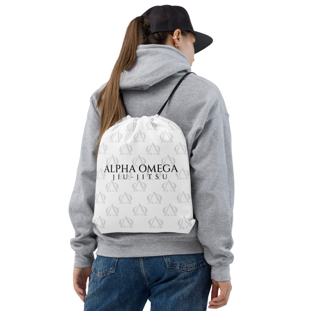 Official AO Drawstring bag - Ghost-White Edition