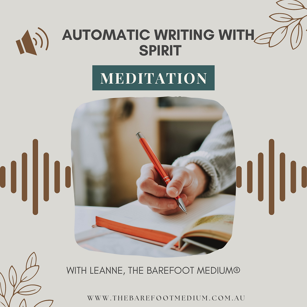 Automatic Writing With Spirit Meditation