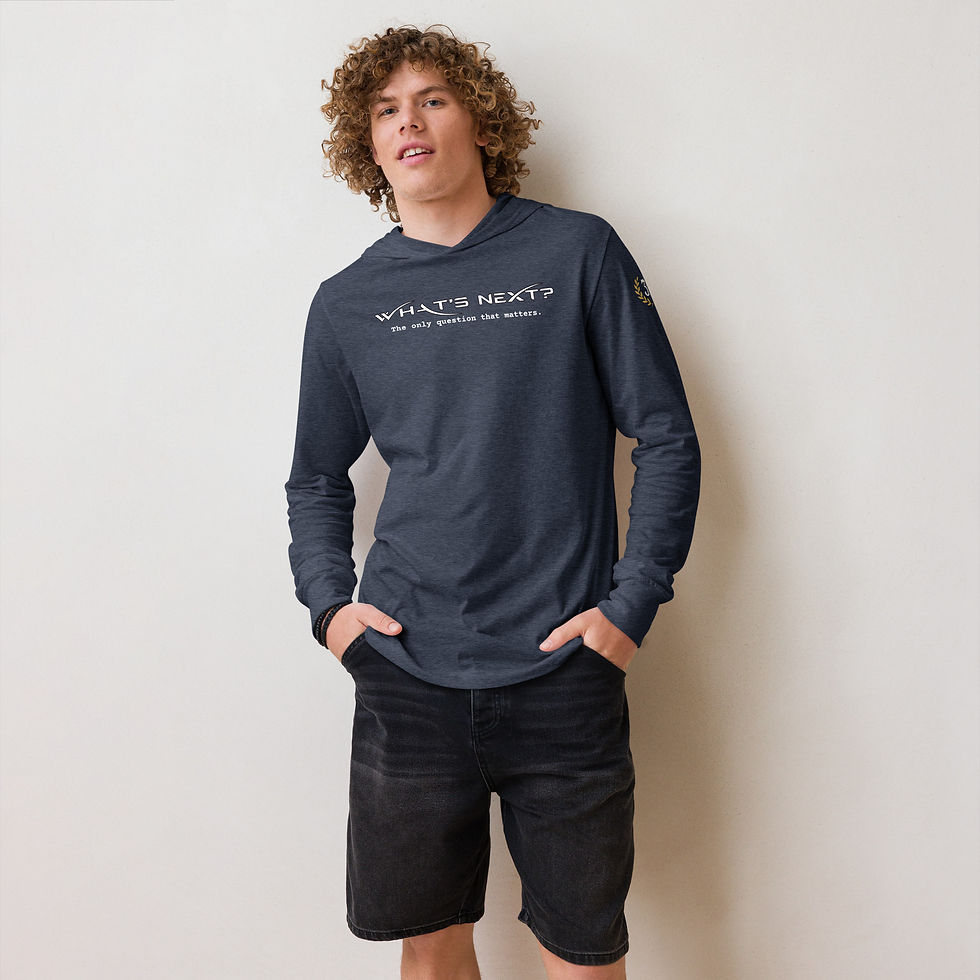 Thumbnail: What's Next? Hooded long-sleeve tee
