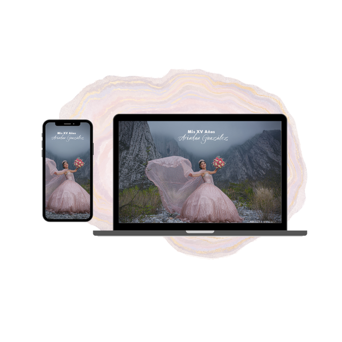 Invitaciones digitales para quinceañeras en Monterrey México