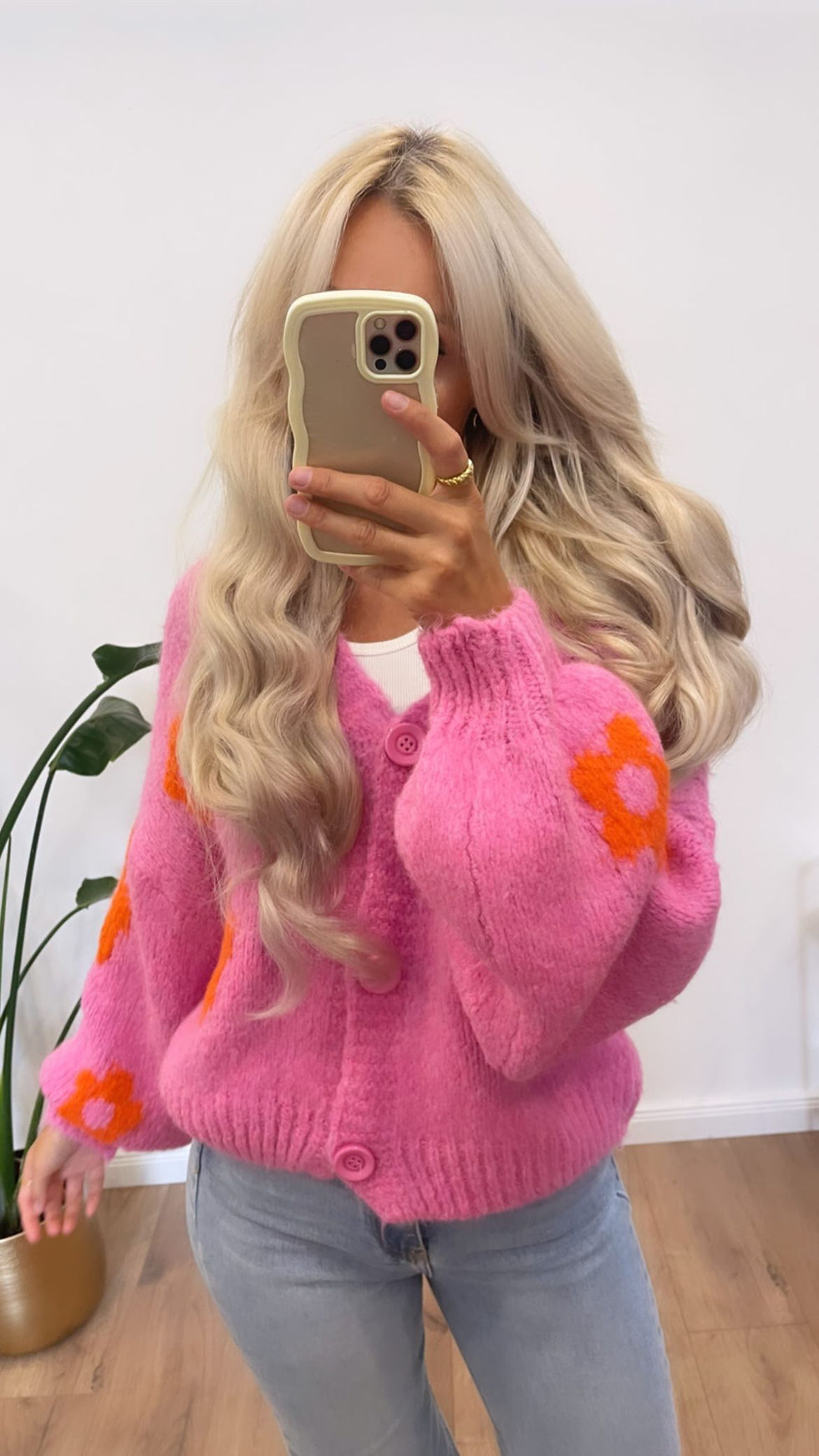 Miniaturbild: Flowers cardigan (versch. Farben)