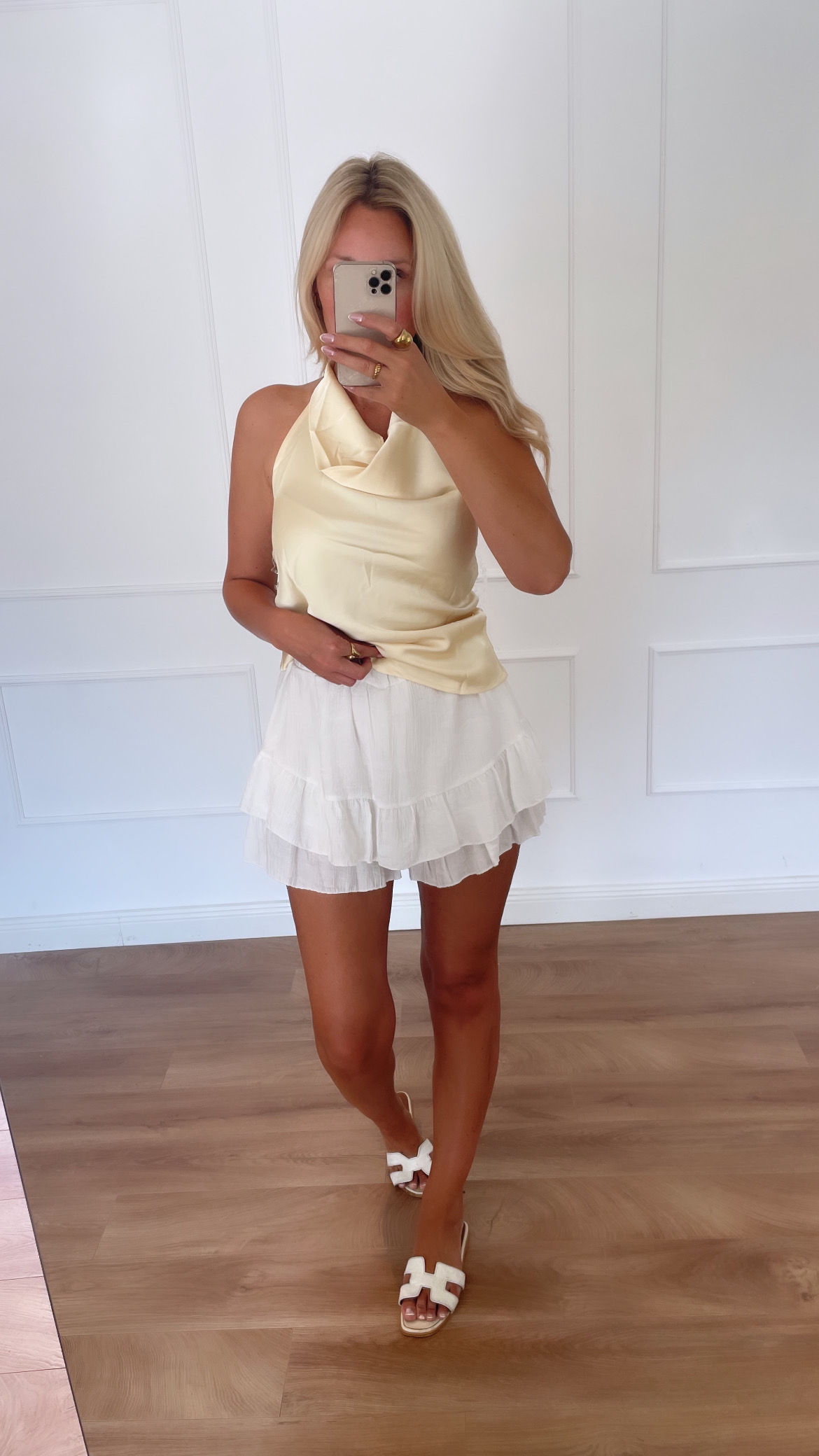 Yellow silky top 