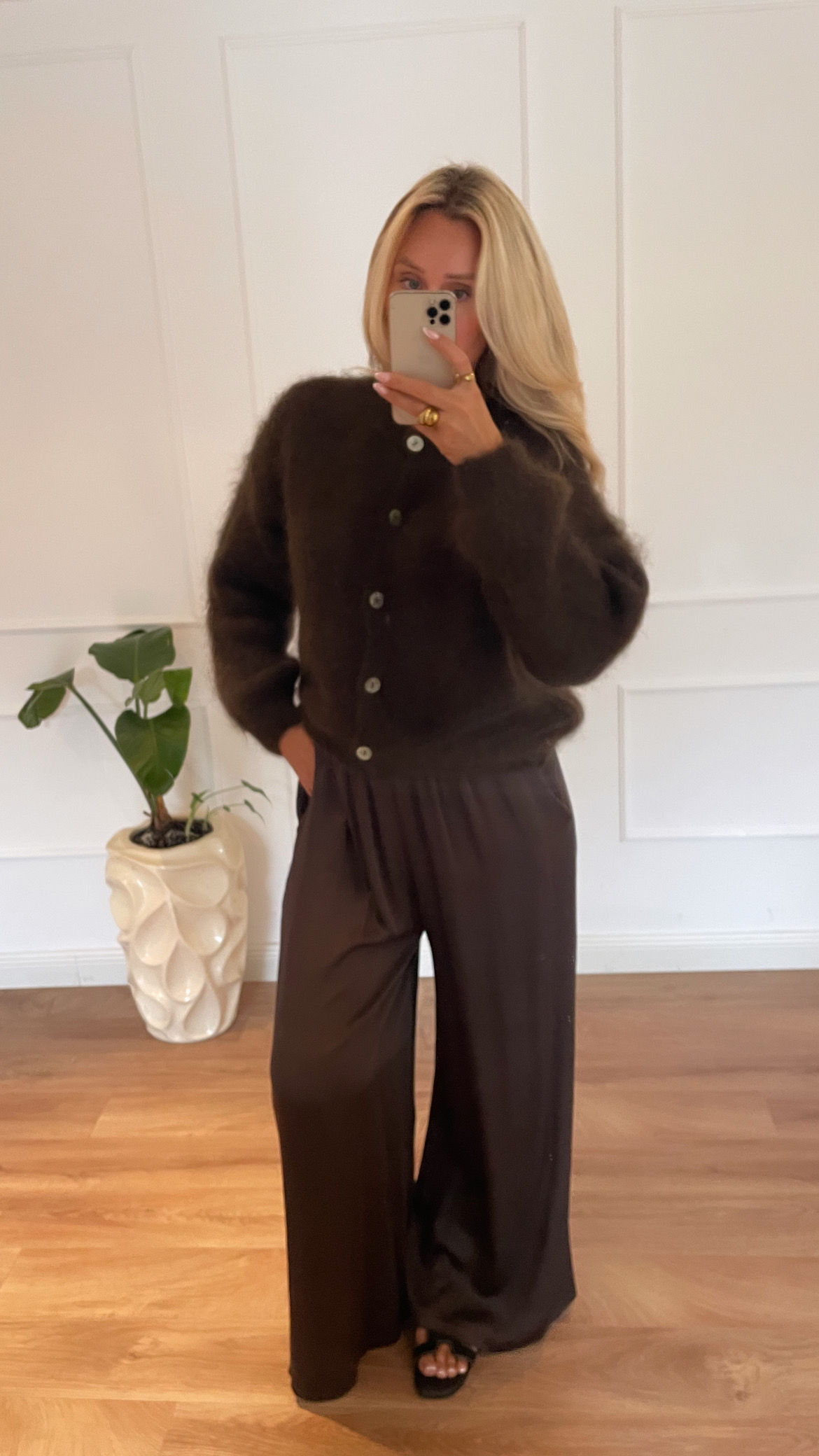 Choco Silky Pants 
