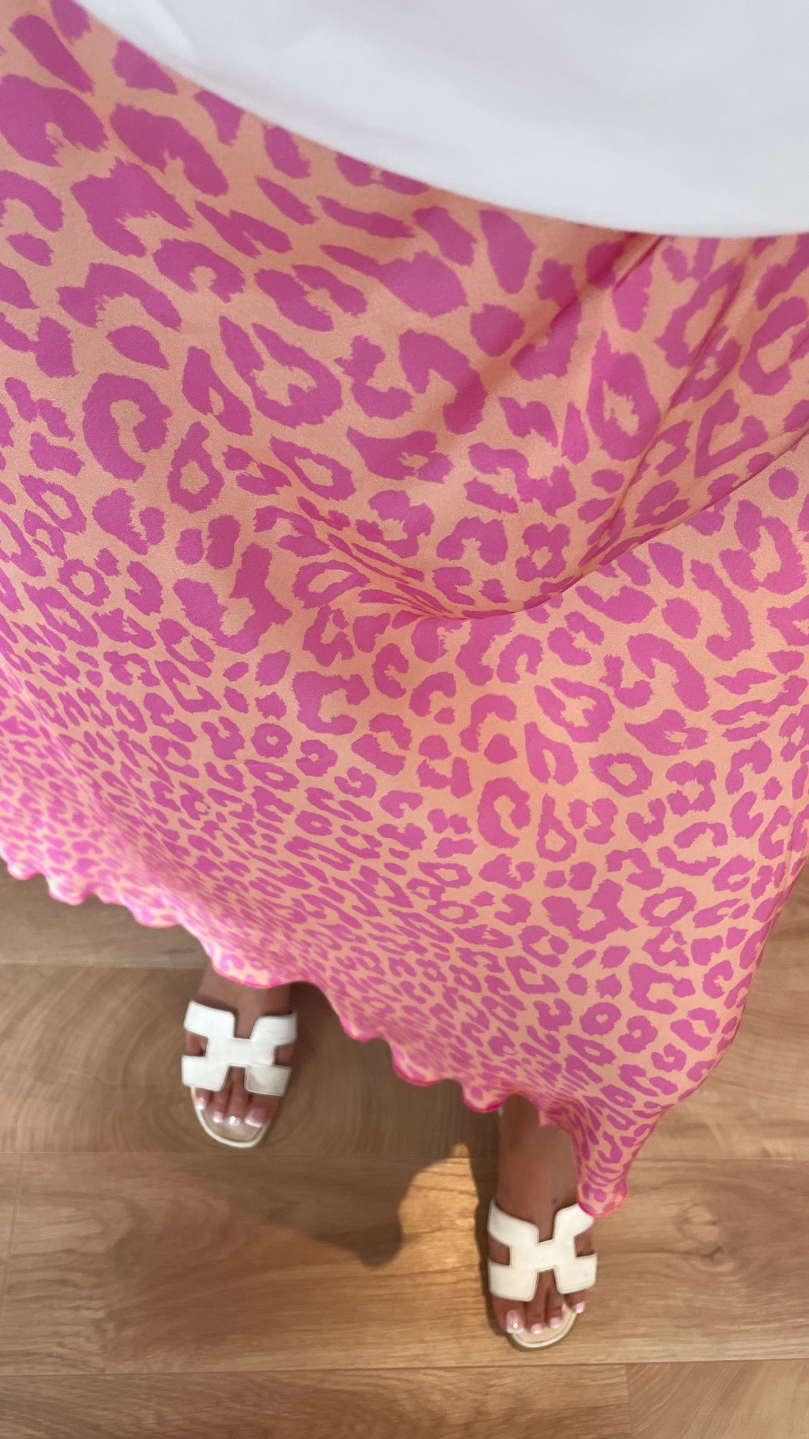 Leo silky skirt