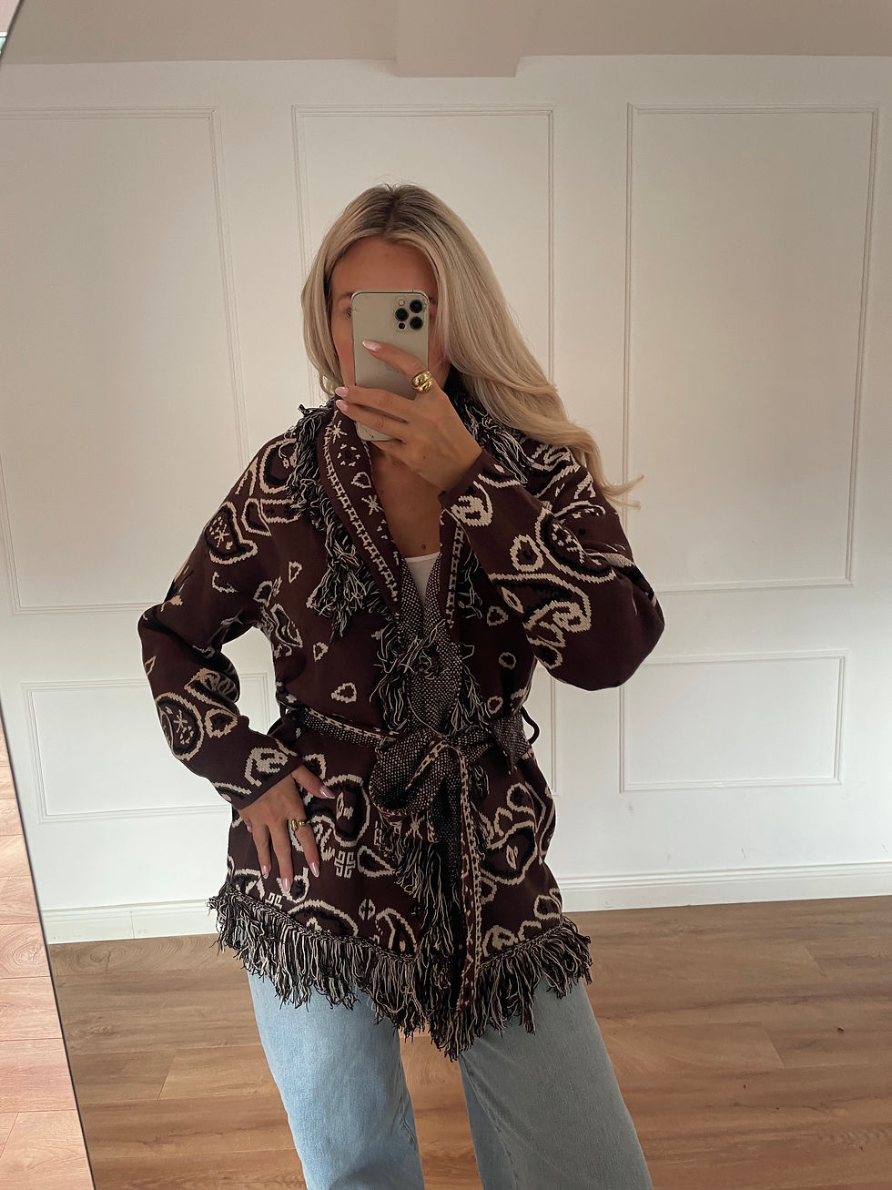 Miniaturbild: Choco viral high quality Fransen Jacket 