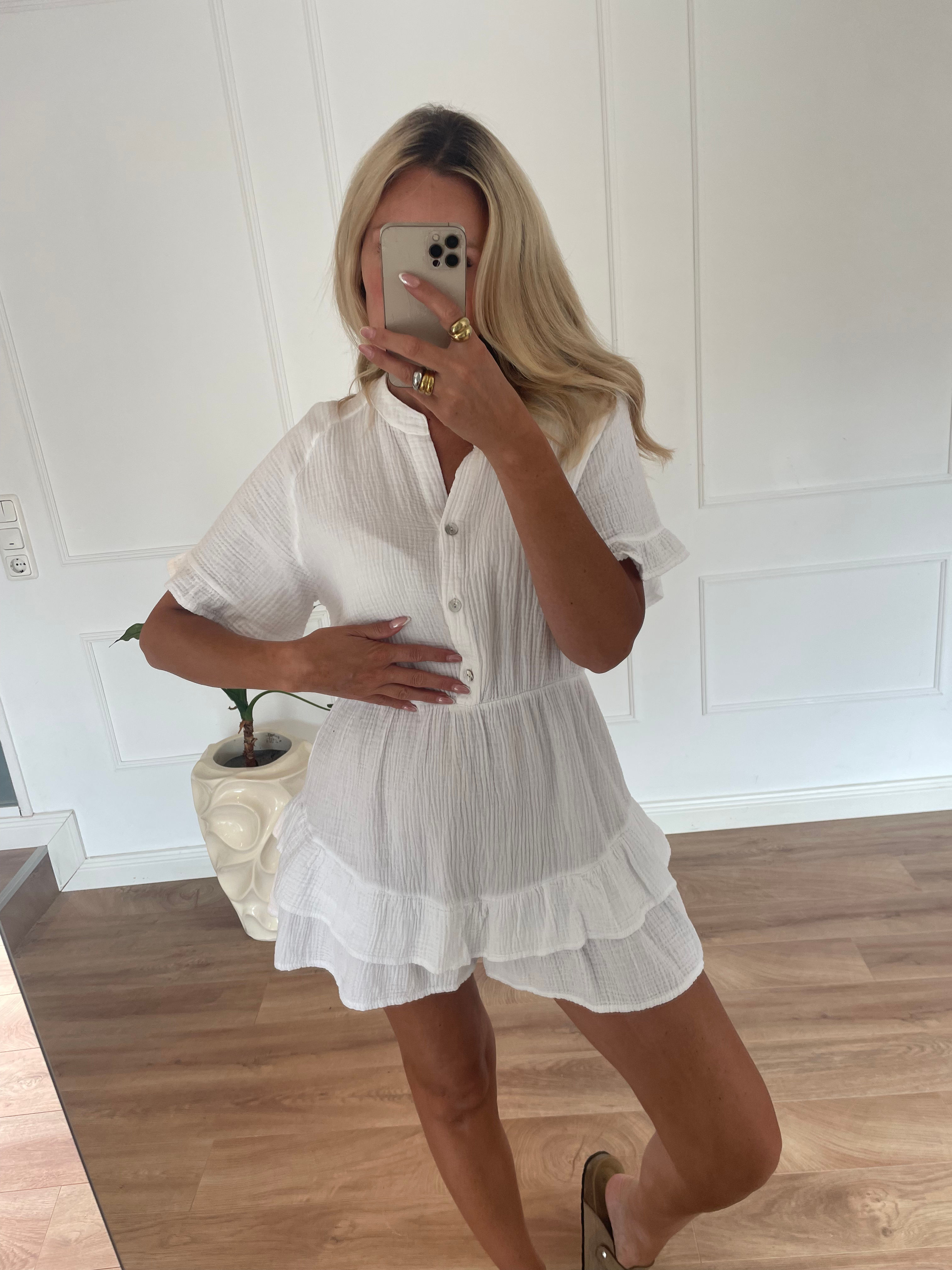 White Musselin  jumpsuit  