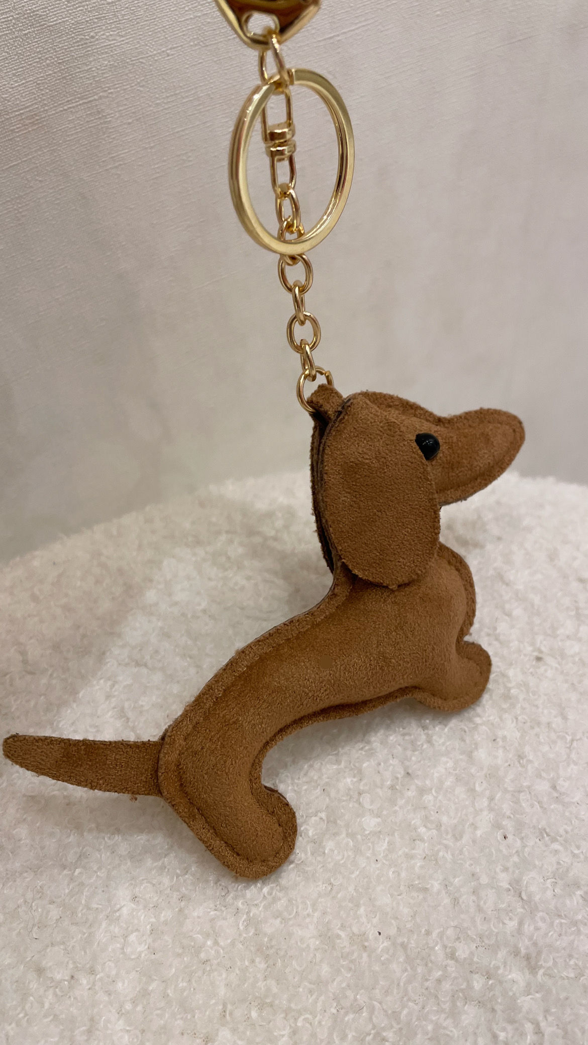 Wildleder Dackel (versch. Farben)