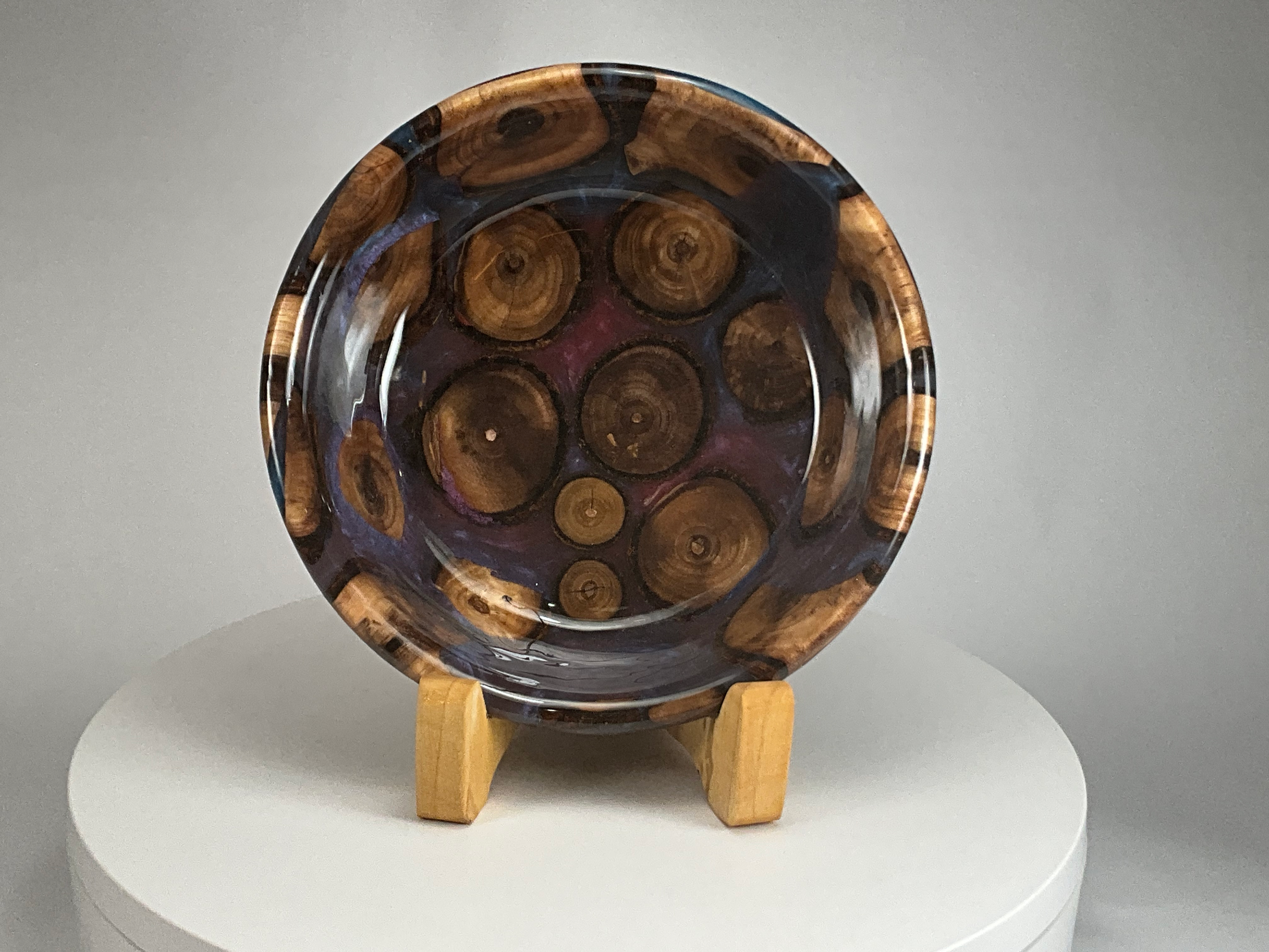 Intergalactic walnut bowl