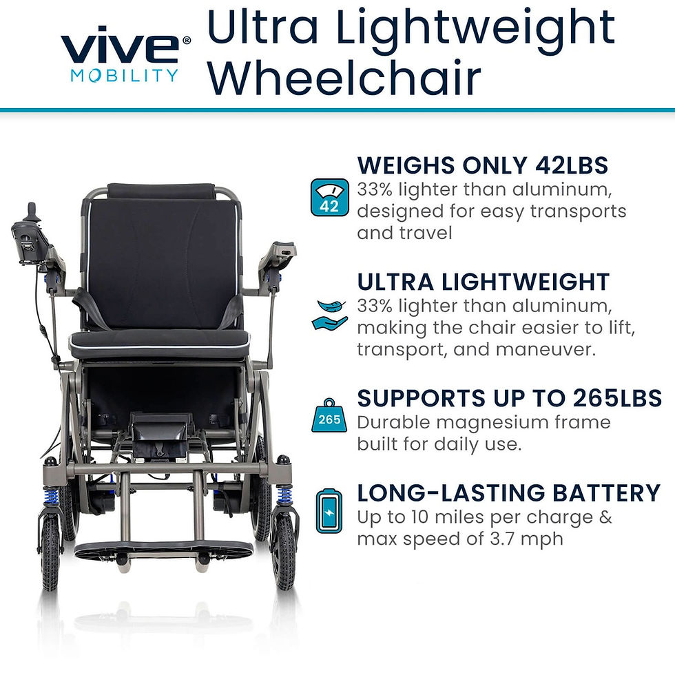 Thumbnail: Air Frame Power Wheelchair Magnesium Collection highlighting features