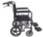 The ProBasics Lightweight Aluminum Transport Chair with 12" rear wheels