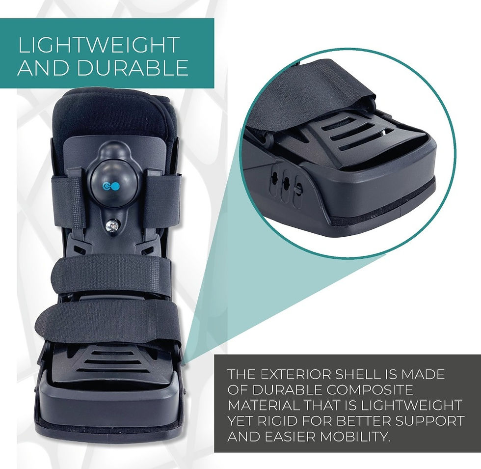 Thumbnail: 360 Exo Walker Boot Short Pneumatic front view highlighting lightweight and durable