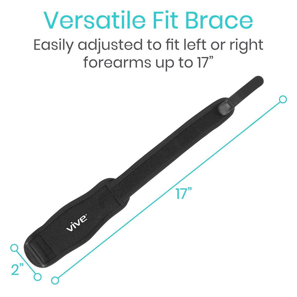 Thumbnail: Tennis Elbow strap shows length