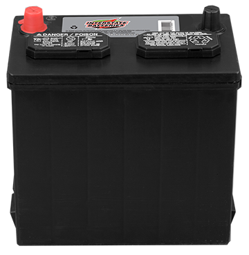 Rear View of 22NF Interstate battery