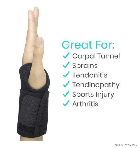 Thumbnail: wrist wraps are great for carpal tunnel, sprains, tendonitis, tendinopathy