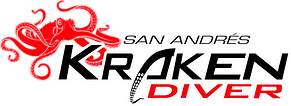 LOGO KRAKEN DIVER ROJO BLANCO NEGRO.png