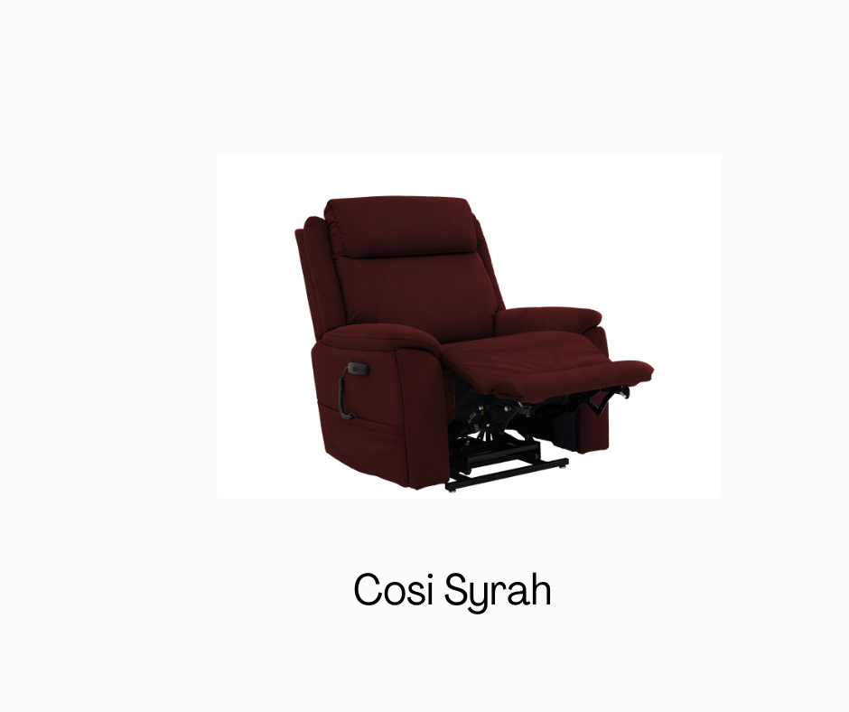 Thumbnail: Evolution Lift chair shown rising in Mocha color