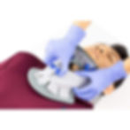 Thumbnail: cervical collar L0180 being applied on patient