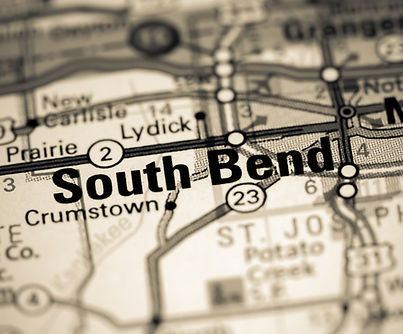 South Bend. Indiana. USA on a map.jpg