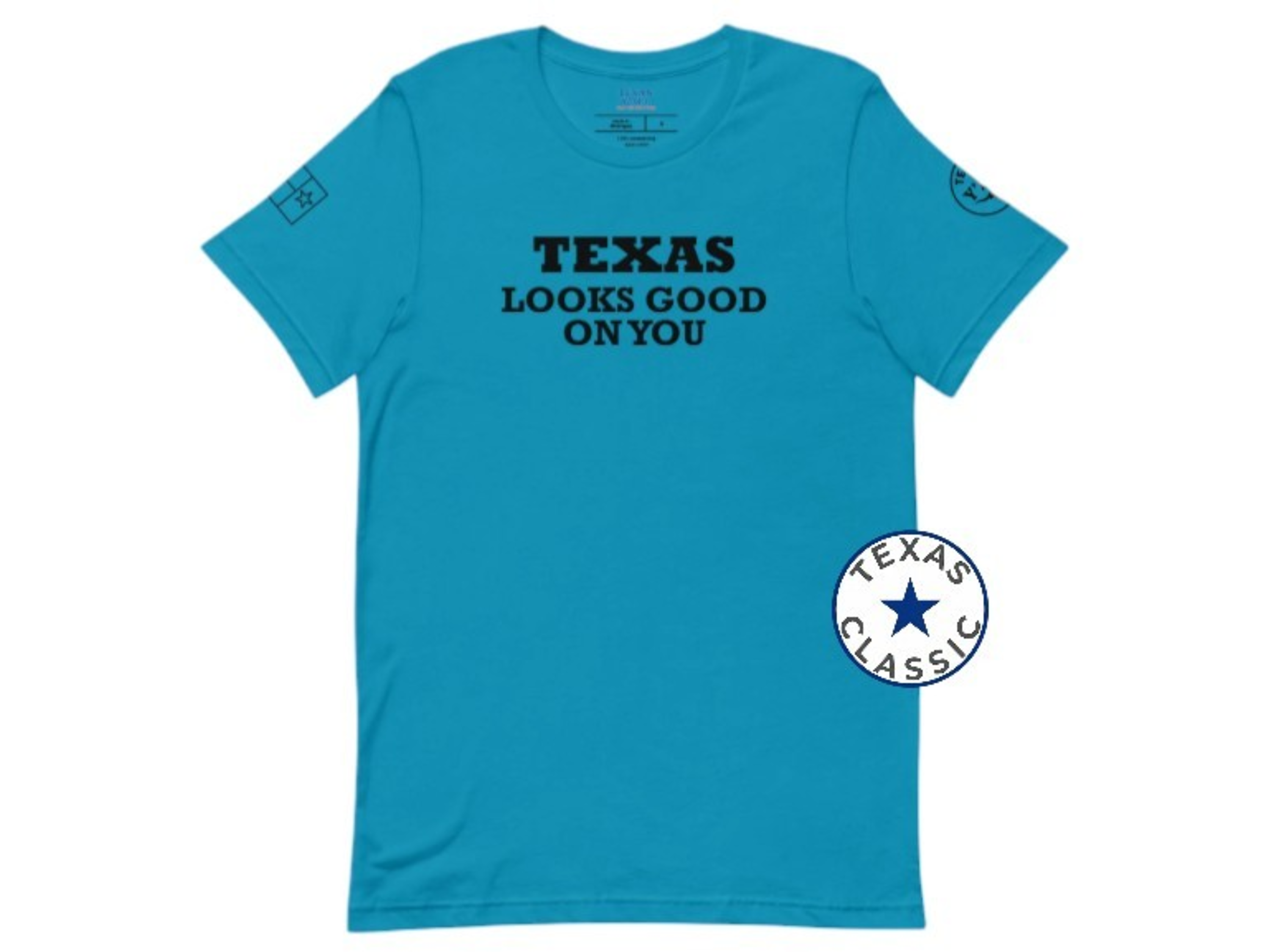 True Blue Classic™ Tee l Texas Looks Good On You Shirt | Texas Pride T-Shirt