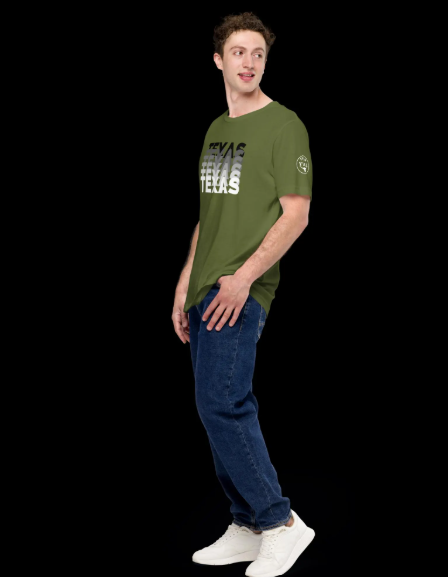 Thumbnail: Texas Stacked Shirt | Bold Texas Tee | Modern Texas Pride Shirt