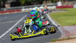 Dudu Lopes durante etapa da F4 Júnior do Campeonato San Marino de Kart 2026 em Paulínia
