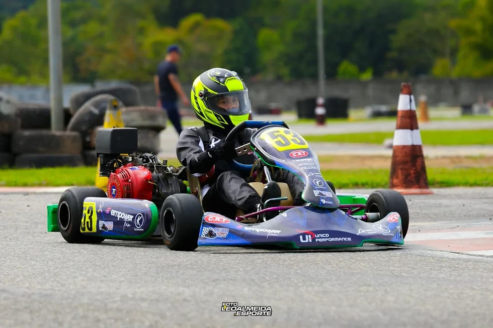 foto:Michaela Dias destaca evolução no RGK 2025 e reforça presença feminina no automobilismo
