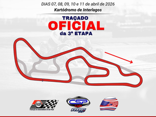 Etapa da Copa São Paulo Light de Kart 2026 em Interlagos com programação de treinos e provas