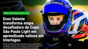Enzo Valente transforma etapa difícil da Light em aprendizado