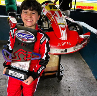 Ricardo Forte na Copa São Paulo Light de Kart 2026 em Interlagos pela categoria Cadete