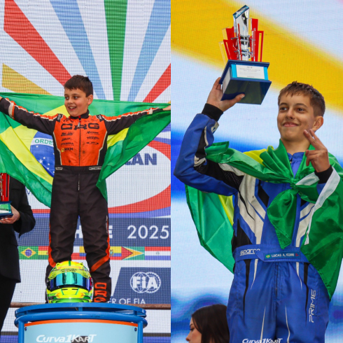 Sul-americano de Kart 2 Tempos no Chile: Lorenzo Kuhn é campeão na Micro e Lucas Kuhn conquista o vice na OK Júnior