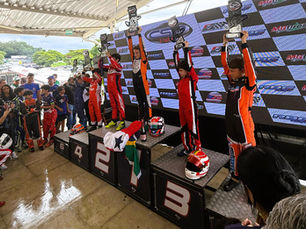 Ricardo Forte na Copa São Paulo Light de Kart 2026 em Interlagos pela categoria Cadete