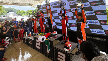 Ricardo Forte na Copa São Paulo Light de Kart 2026 em Interlagos pela categoria Cadete