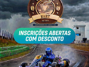 1ª Copa Café com Kart será realizada no Kartódromo de Lages em 27 de setembro de 2026
